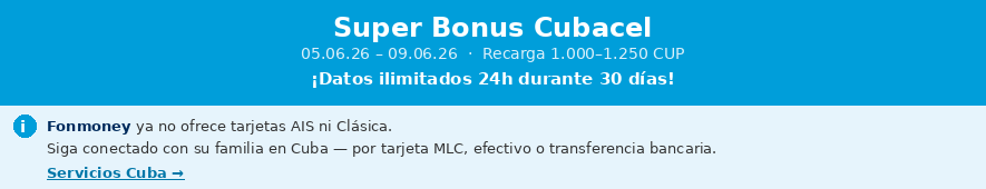 Topup Cubacel
