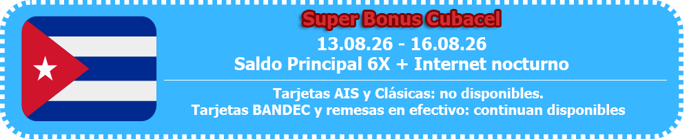 Topup Cubacel